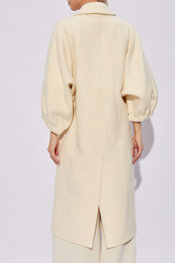 コート Max Mara FW24 Ivory cashmere Zaffo coat (2411011021600 001) Max Mara Ivory Cashmere Zaffo Coat (Max Mara/コート